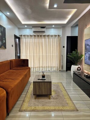 Family Apartment, Balcony, City View | Living area - Icempire Signature (Lagos)