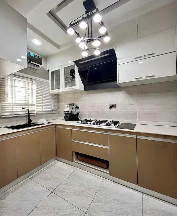 Family Apartment, Balcony, City View | Private kitchen - Icempire Signature (Lagos)