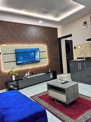 Family Apartment, Balcony, City View | Living area - Icempire Signature (Lagos)