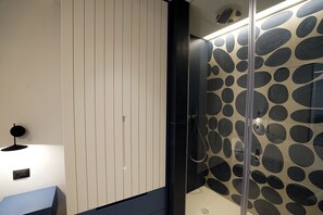 Shower, hair dryer, bidet, towels - Anchoa home - finely furnished open space (Marina di Ragusa)