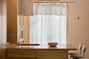 Fridge, microwave, oven, stovetop - Cozy Boutique 1BR Apt in Mets, near Acropolis (Athens)