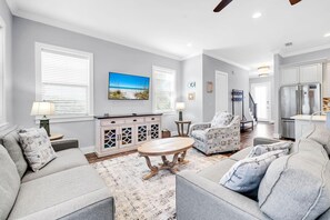House, Multiple Beds (Shore Beats Work 30A) | Living area - Shore Beats Work 30A (Santa Rosa Beach)