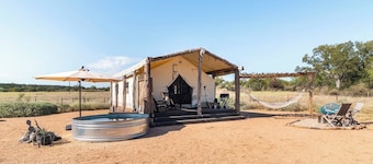 Glamping under the Stars + Pool TX Hill Country