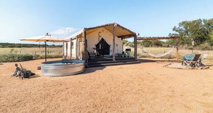 Glamping under the Stars + Pool TX Hill Country