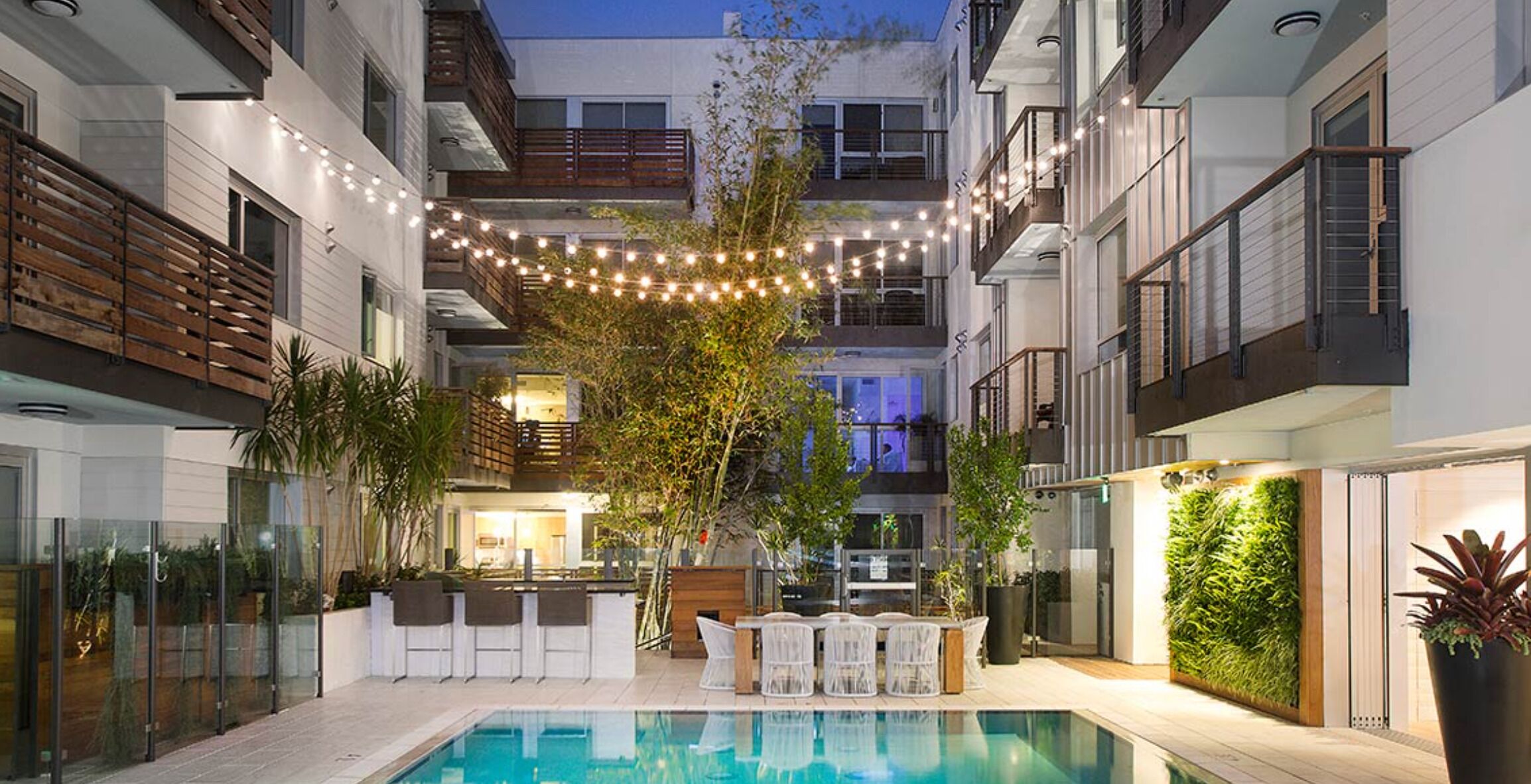 Piscine extérieure, piscine chauffée