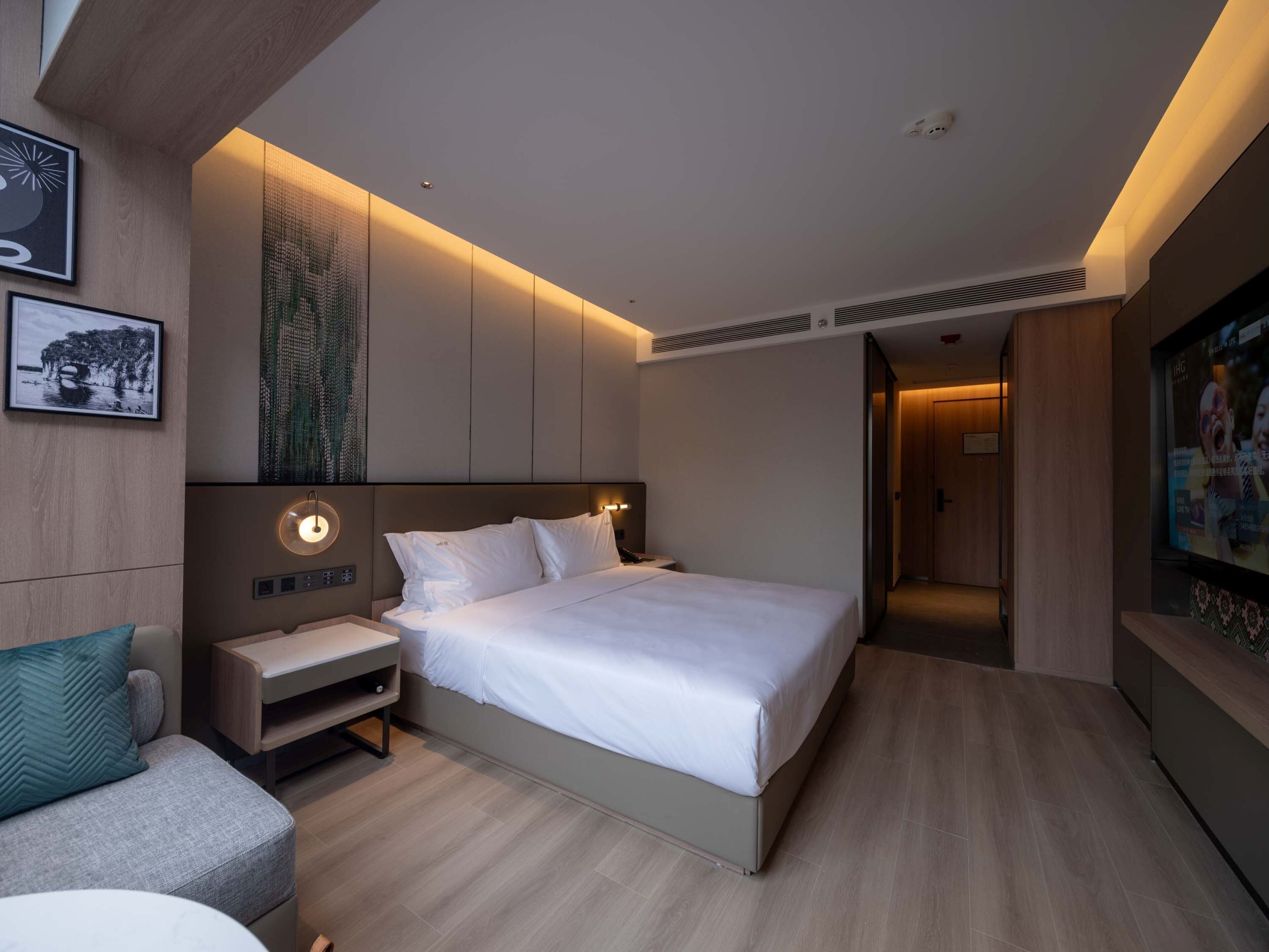 Chambre Standard, 1 très grand lit, accessible aux personnes à mobilité réduite