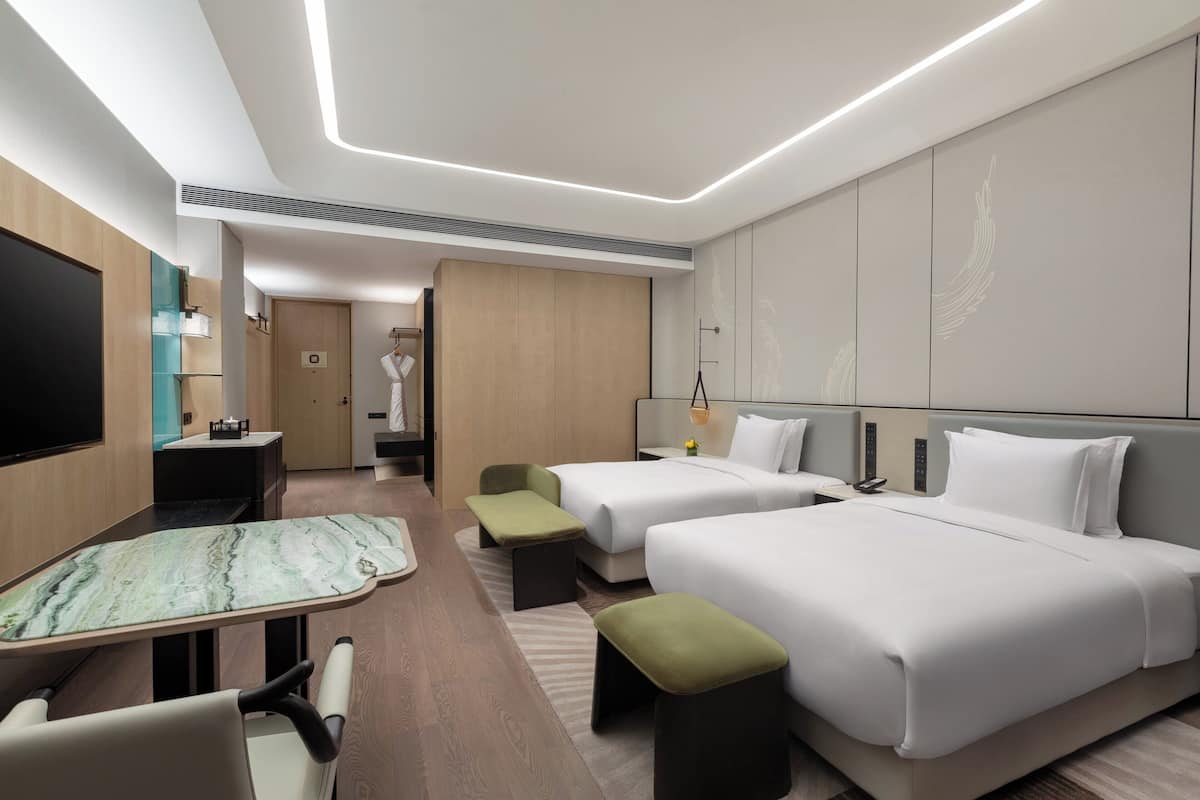 Standard Room, 2 Double Beds, Accessible, City View