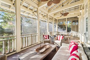 Outdoor dining - On the M.A.P. with LSV, Game Room, and Walk to Camp WaterColor Pool (Santa Rosa Beach)