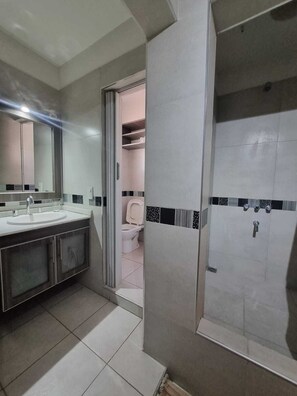 Shower, hair dryer, bidet, towels - LA HELICE: Artistic and inhabited house, meters from downtown and the sea!!! (Puerto Madryn)