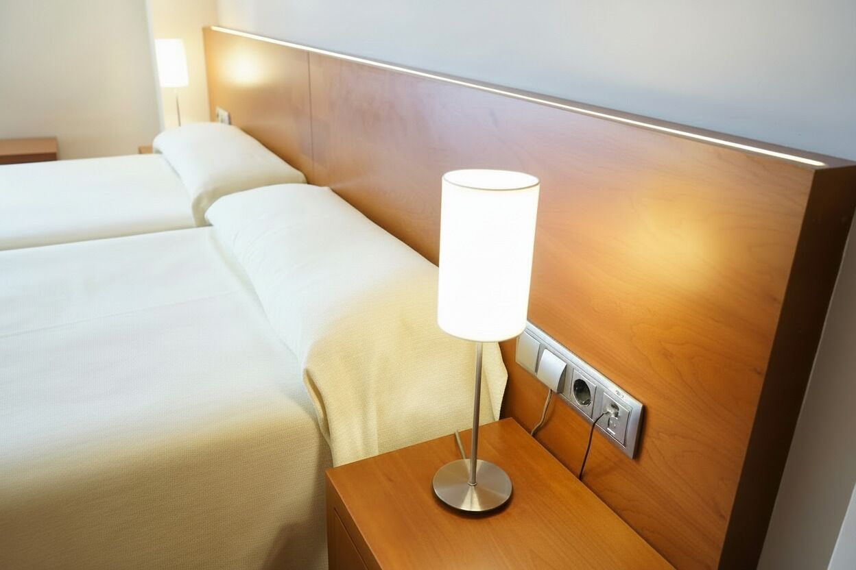 Työpöytä, kannettavalle tietokoneelle sopiva työtila, ilmainen Wi-Fi