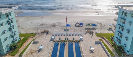 Et oppvarmet basseng