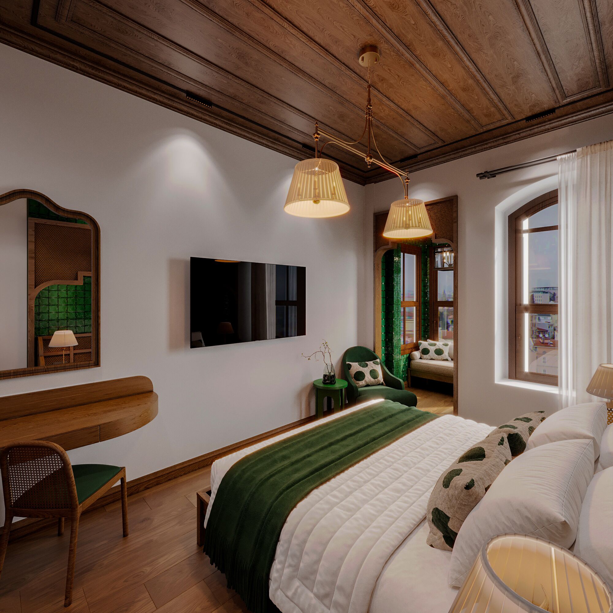 Chambre Double Design | Balcon