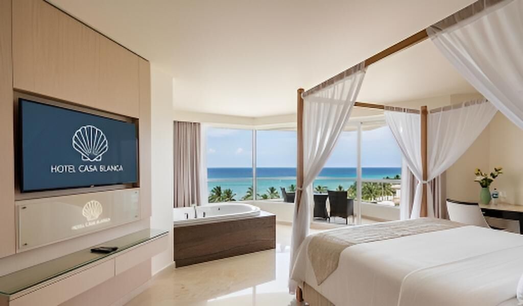 Värdeförvaringsskåp på rummet, skrivbord och arbetsyta för laptop