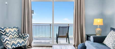 Condo, 1 King Bed with Sofa bed (Sterling Reef 505) | Living area