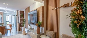 Apt w/ BBQ Near the Beach in Pereque Fel0502