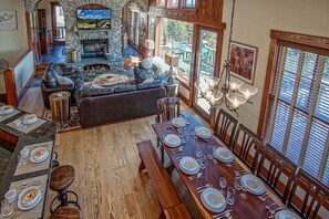 Casa, varias camas, hidromasaje, vista a la montaña (8 Br: Sanctuary Slopeside 1) | 8 habitaciones, decoración personalizada y muebles diferentes 