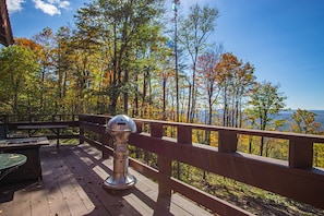 House, Multiple Beds, Pool Access, Mountain View (8 Br: South Westridge 047) | View from room - Autumn Escape Indoor Plunge Pool + 22 Guests (Snowshoe)