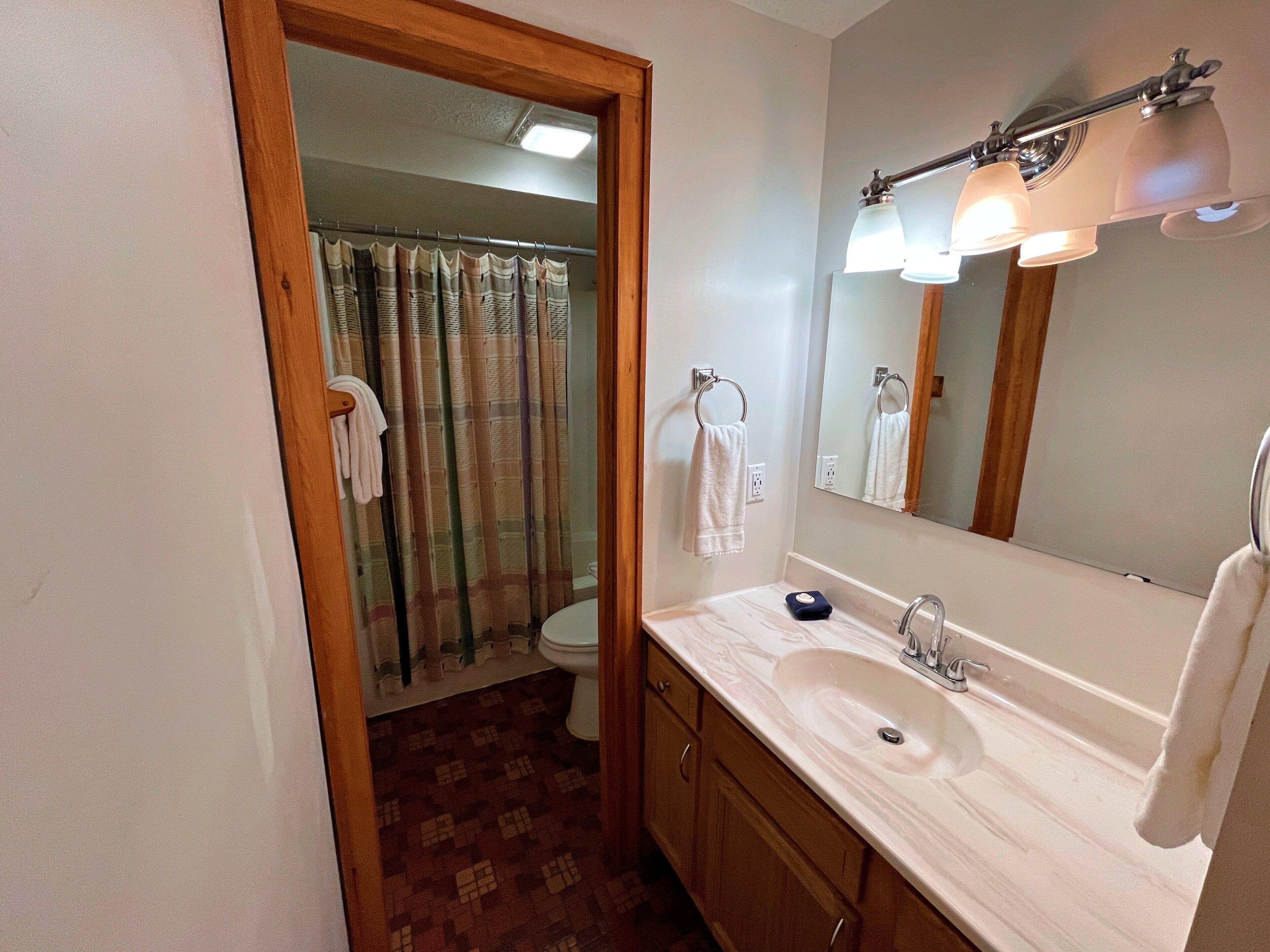 House, Multiple Beds, Patio, Mountain View (4BR: Lands End 05) | Bathroom | Towels
