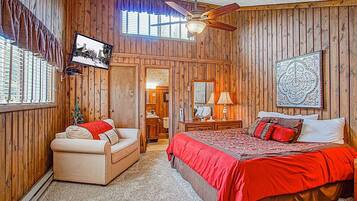 2 bedrooms, individually decorated, individually furnished, bed sheets