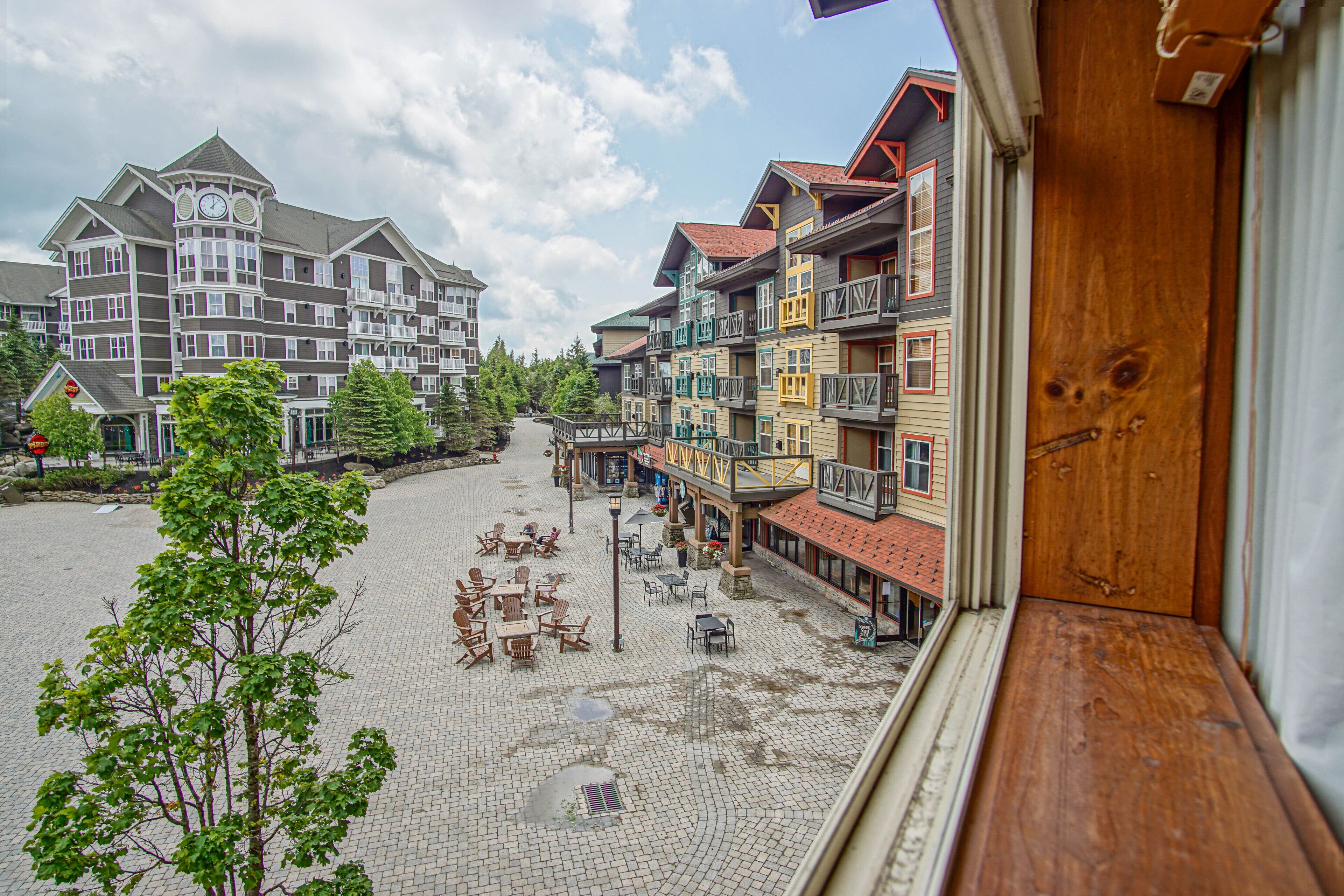 Appartement, meerdere bedden, toegang tot zwembad, uitzicht op bergen (2 Br: Rimfire 317-318) | Kameruitzicht