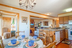 Condo, Multiple Beds, Balcony, Mountain View (3 Br: Summit 301 A) | Interior - Summit 301a Three Bedroom, 2 Bath, Western Views, Large Deck (Snowshoe)