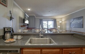 Condo, várias camas, banheira de imersão, vista para a montanha (1 Br: Snowcrest 210B) | Parte interna