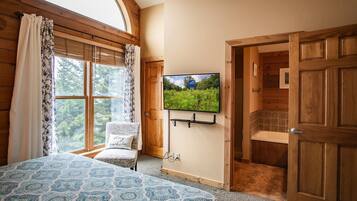 Rumah, Beberapa Tempat Tidur, akses ke kolam renang, pemandangan gunung (5 Br: Loggers Run 13) | 5 kamar tidur dan didekorasi berbeda-beda