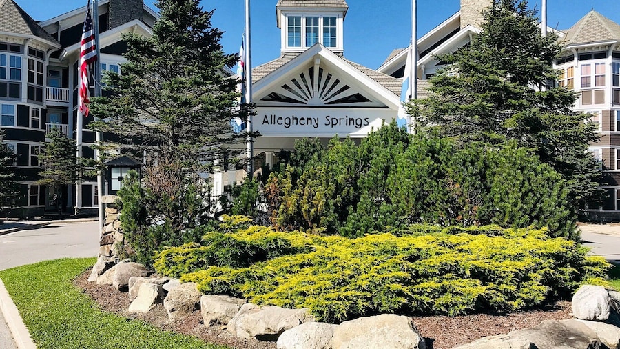 Allegheny Springs 140 Ground Level, Slope Side, Snowshoe Resort Village Center 2 Bedroom Plus Den