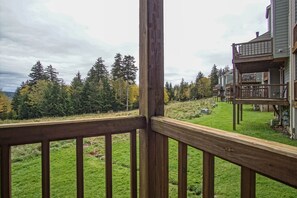 Condo, 1 Queen Bed with Sofa bed, Balcony, Mountain View (1 Br: Powderidge 30) | View from room - 1 Br: Powderidge 30:slope Side, Pet Friendly end Unit on Shuttle Route (Snowshoe)