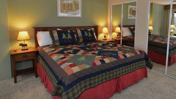 2 bedrooms, individually decorated, individually furnished, bed sheets