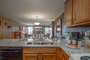 Condo, Multiple Beds, Balcony, Mountain View (2 Br: Powderidge 31) | Private kitchen - Powderidge #31: 2 Bedrooms, 2 Full Baths: Slope Side, Wood Fireplace (Snowshoe)