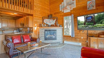 House, Multiple Beds, Balcony, Mountain View (3 Br: Powder Monkey 14) | Living area