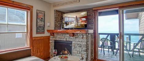 Appartement, 1 queensize bed met slaapbank, toegang tot zwembad (1 Br: Rimfire 303) | Interieur