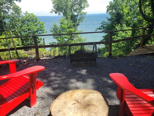 Unique waterfront house with private beach
