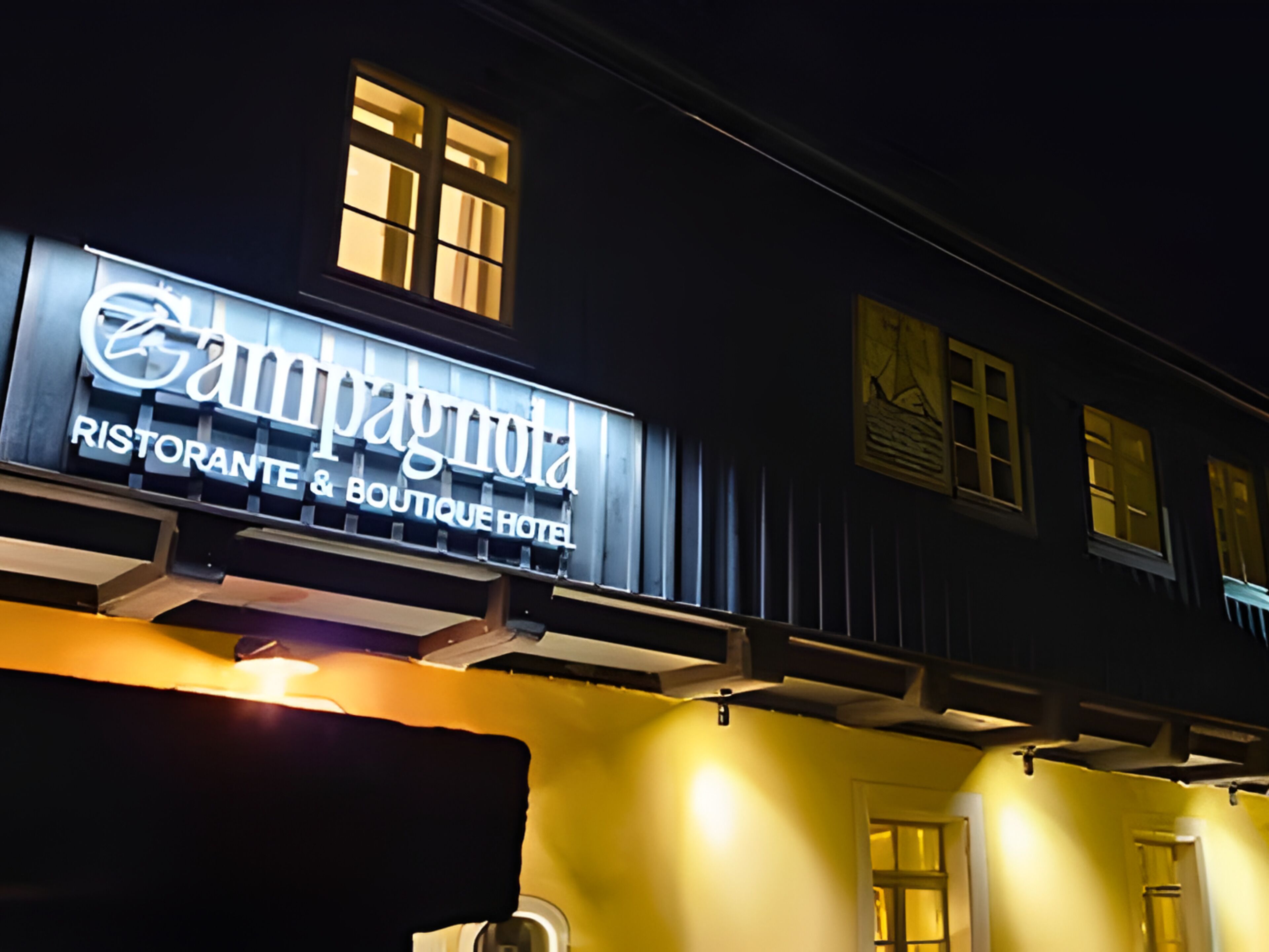 Fassade der Unterkunft