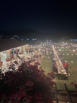 Área para banquetes al aire libre