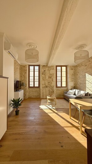 Living area - La Calade - Charming Apartment (Nîmes)