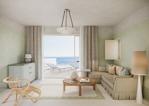 Suite | Sala d'estar | Televisor intel·ligent de 55 polzades amb canals per cable