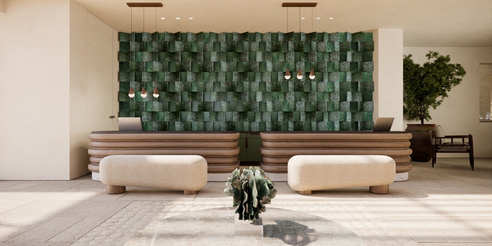 منطقة الاستقبال