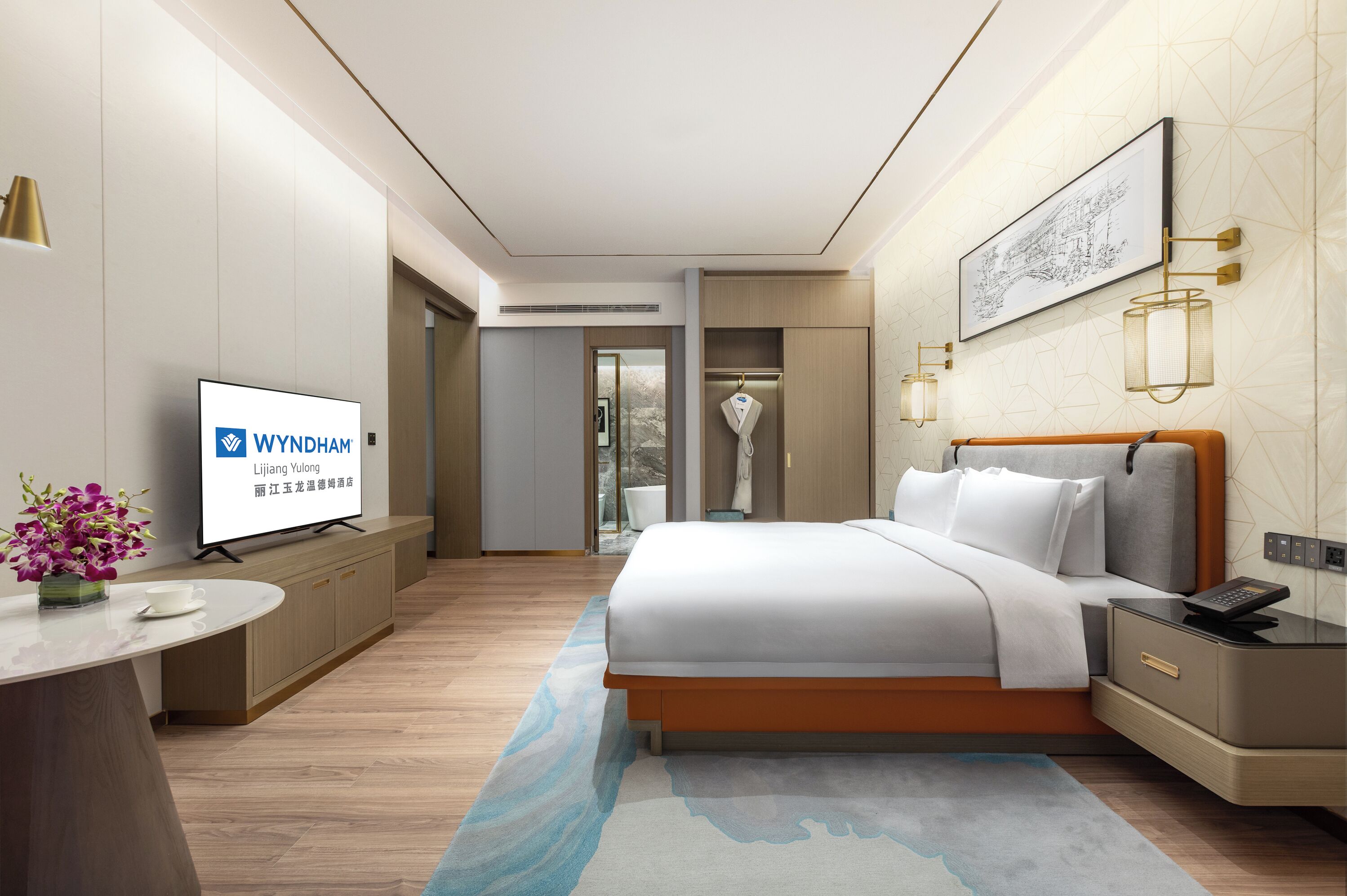 Deluxe Suite, 1 Katil Raja (King), Smoking, Mountain View