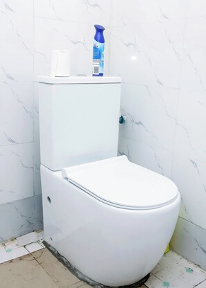 Towels, soap, toilet paper - Spacious 3-Bedroom Duplex in Lagos (Street)