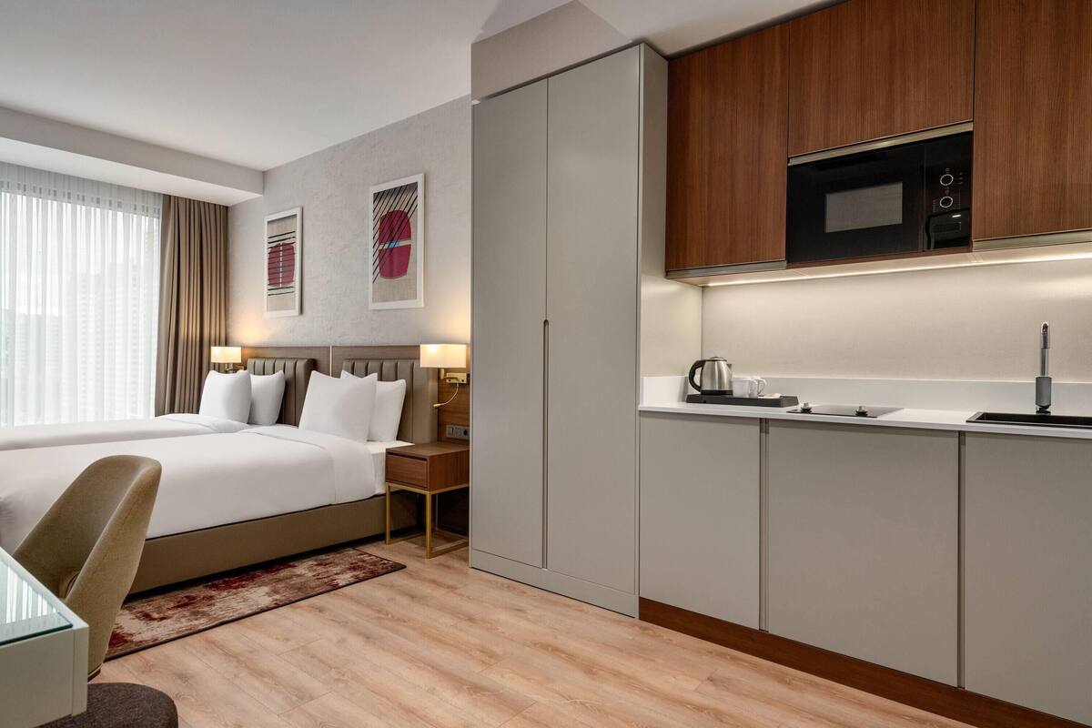 Phòng 2 giường đơn Economy, 2 giường đơn | Bộ đồ giường cao cấp, minibar, két bảo mật tại phòng 