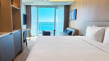 Standaard kamer, 1 kingsize bed, uitzicht op oceaan