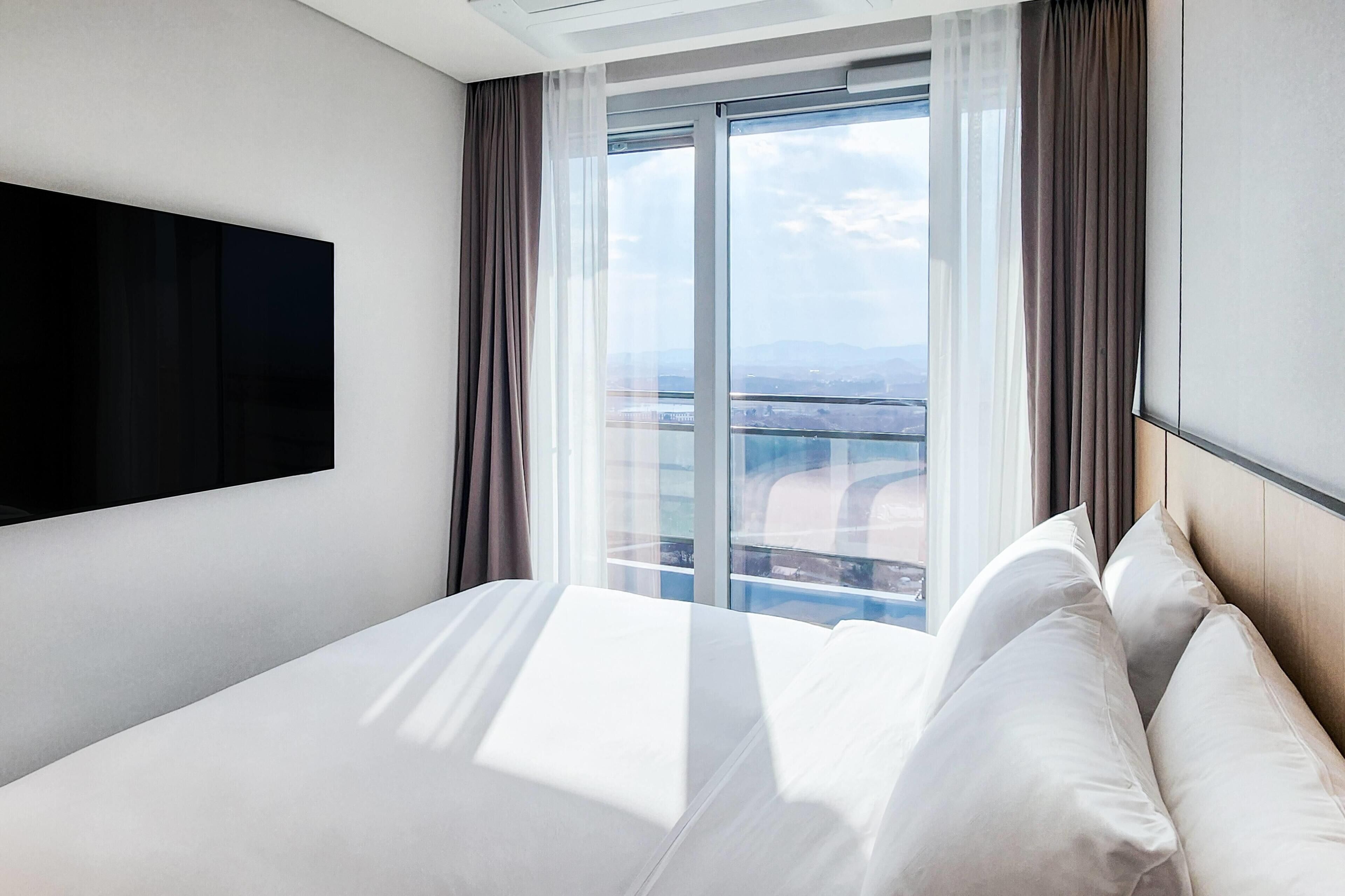 프리미어룸, 침대(여러 개), 바다 전망, 코너