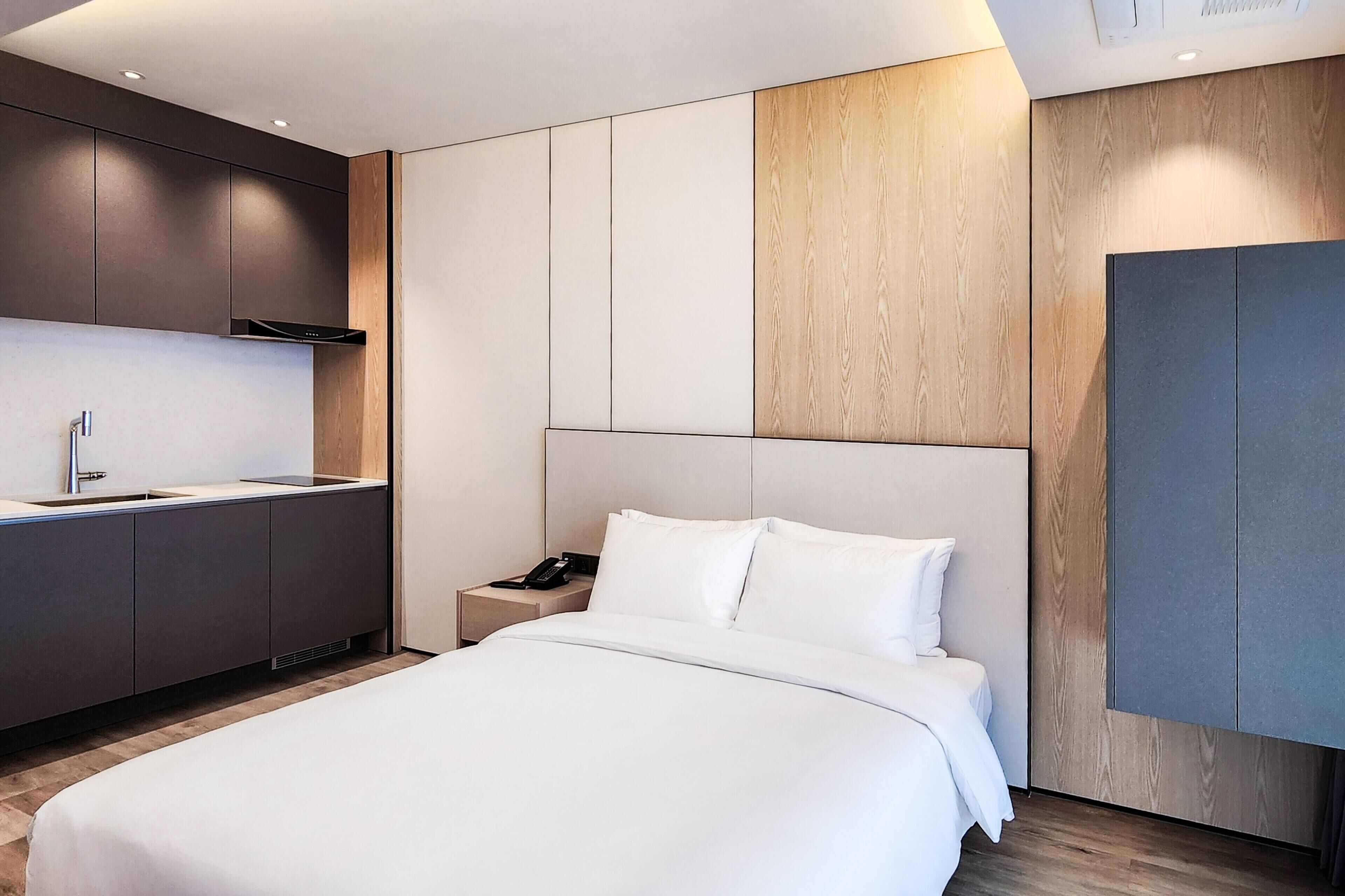 룸, 킹사이즈침대 1개, 장애인 지원, 바다 전망