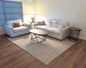 TV, fireplace - Newly Remodeled Desert Villa in Serene RMRCC + Community Pool (Mesa)