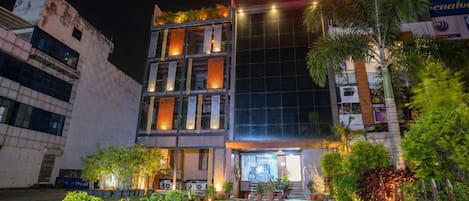 Overnatningsstedets facade