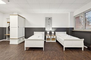 Habitació doble Comfort, cuina | Escriptori, espai de treball apte per a portàtils i wifi gratuïta 