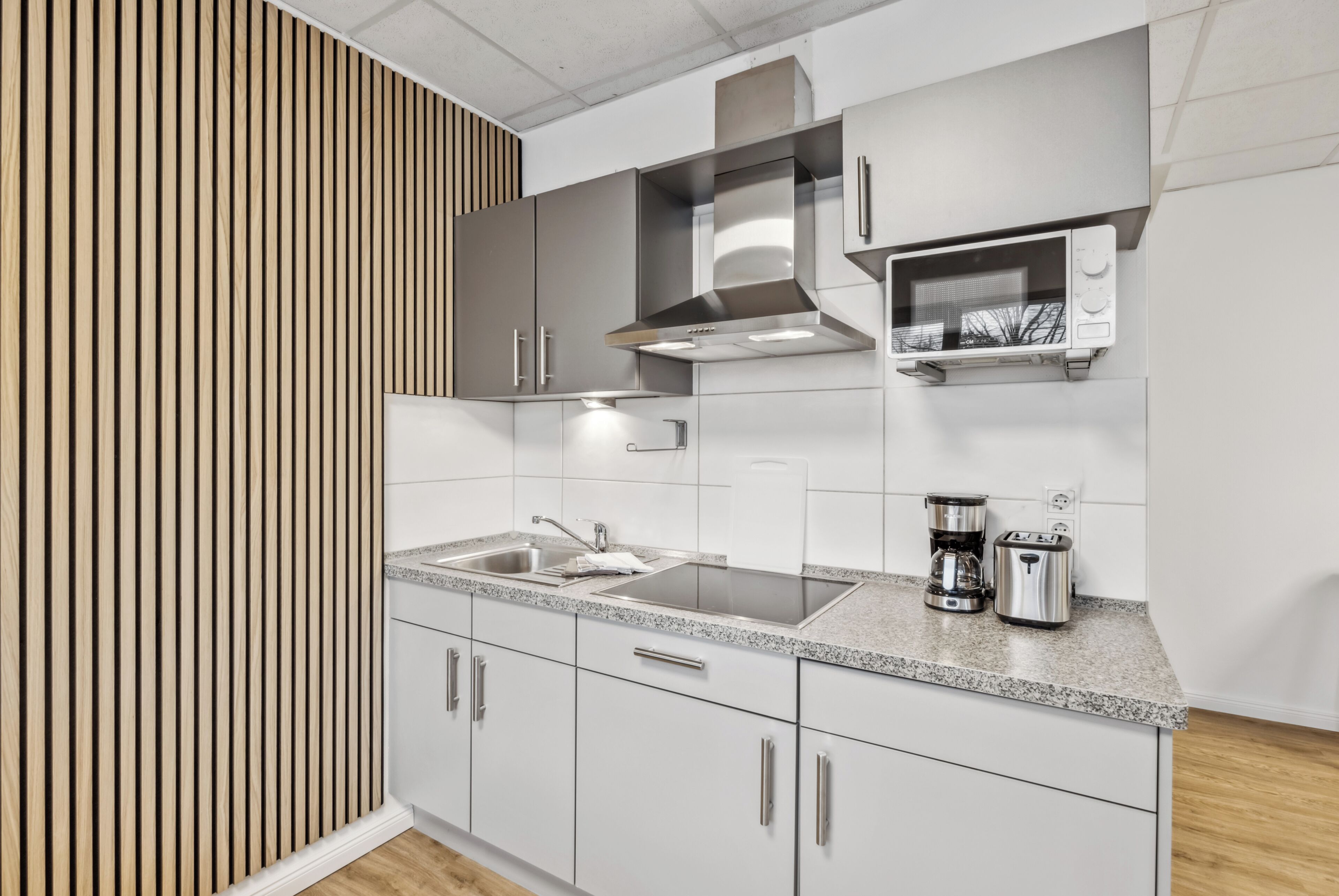 Comfort Double Room, Kitchen | Private kitchen | Microwave, oven, stovetop, dishwasher