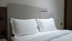 Egyptian cotton sheets, premium bedding, memory foam beds, in-room safe - Luxury two bedroom Apartment Al Rawdha (Riyadh)